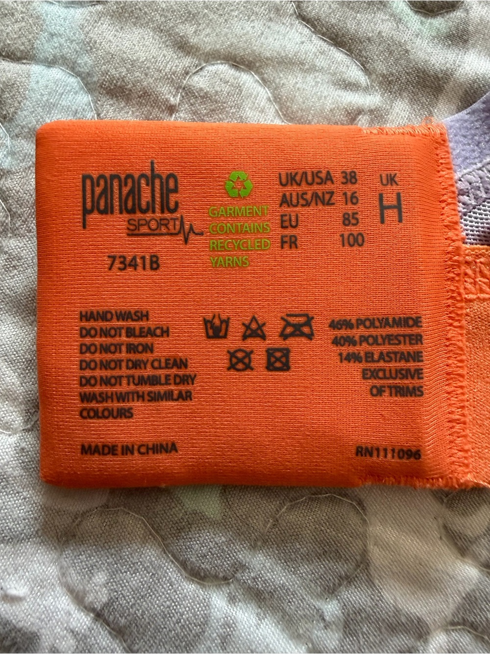 Panache sport bra size 38H - Picture 4 of 8